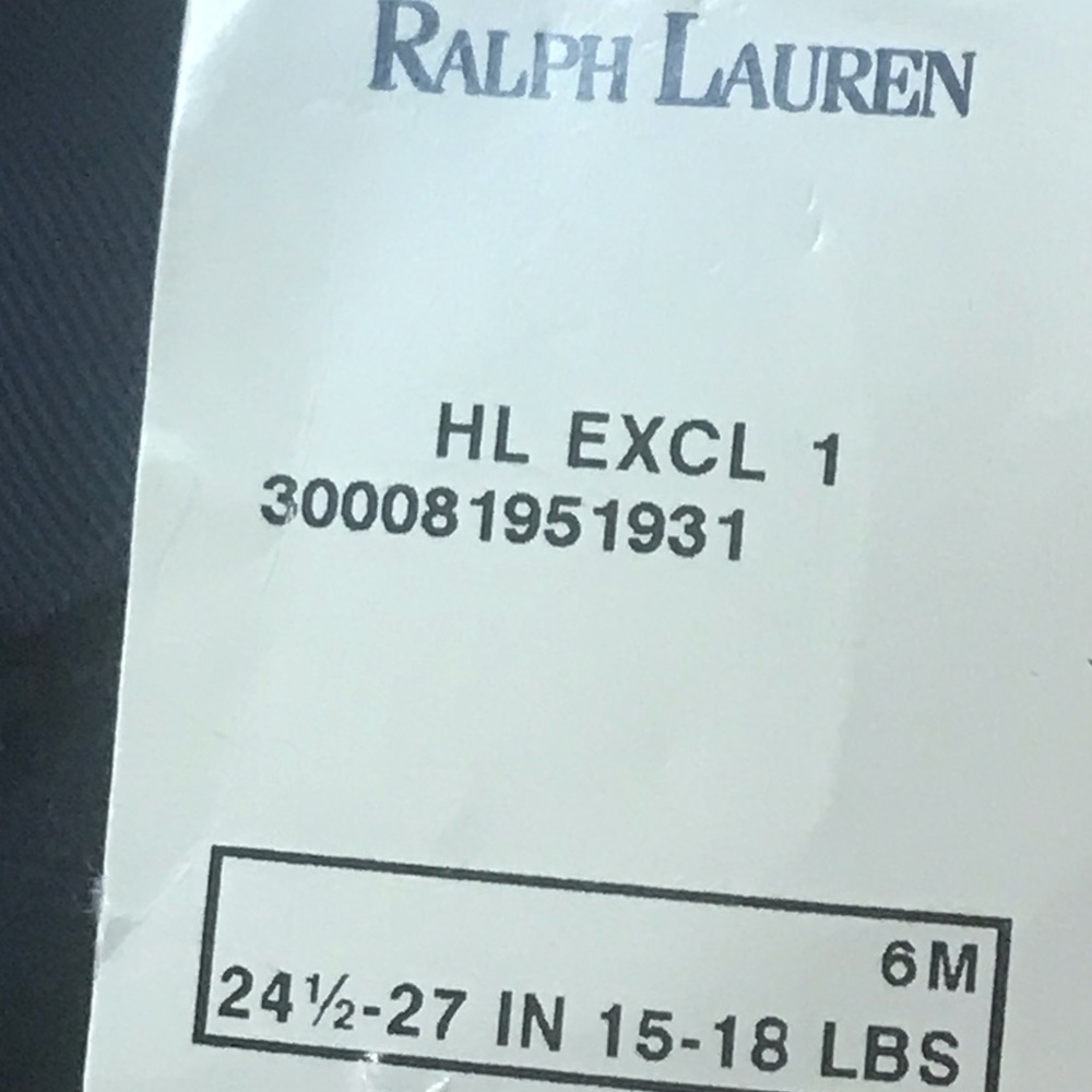 NWT Ralph Lauren Baby 👶 6M Wool Plaid Pants - Picture 3 of 4